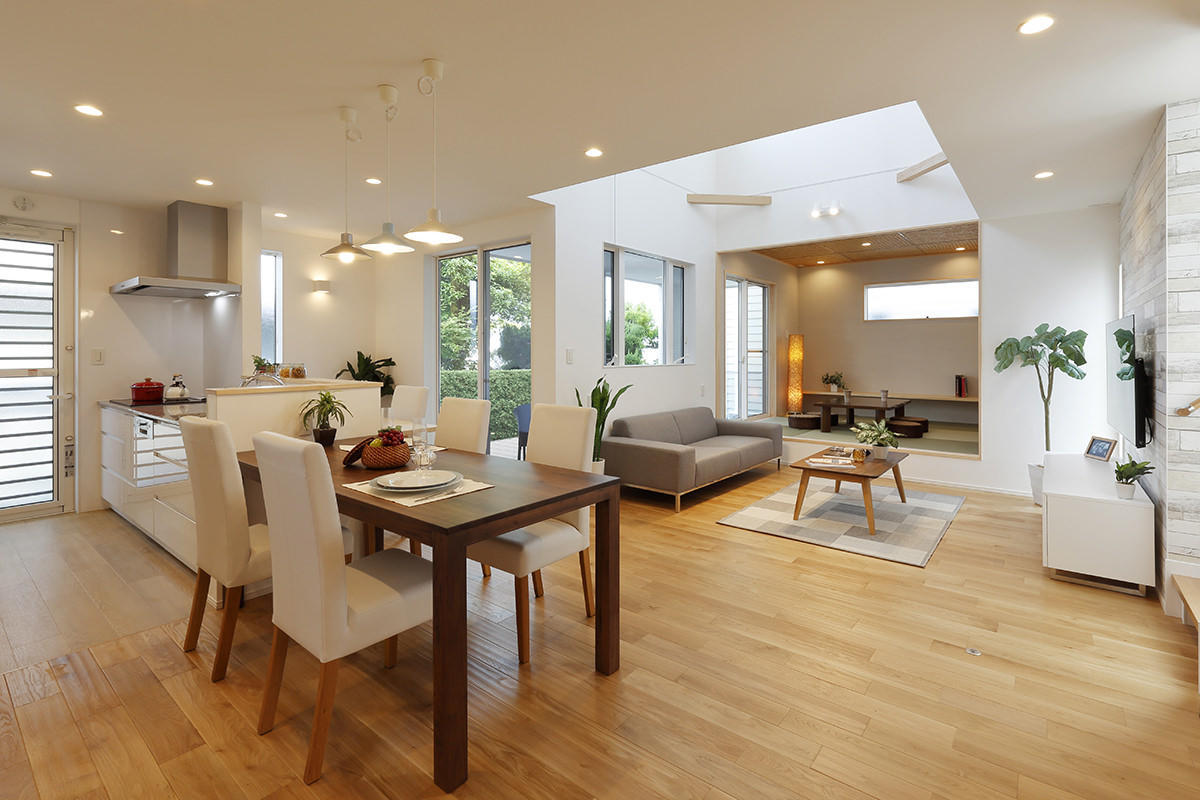 小上がり和室のある子育てママのナチュラルモダン