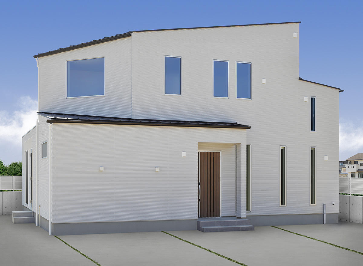 間取りを自由に楽しむ「ナナメ」スタイルの家