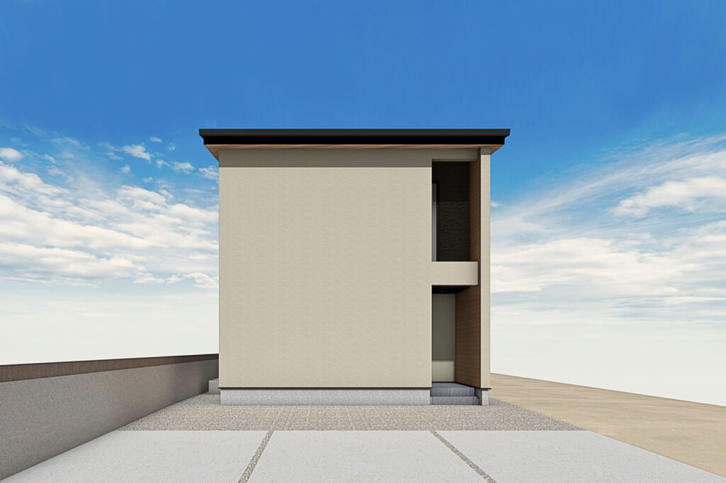 和モダンを意識した軒深いデザイン